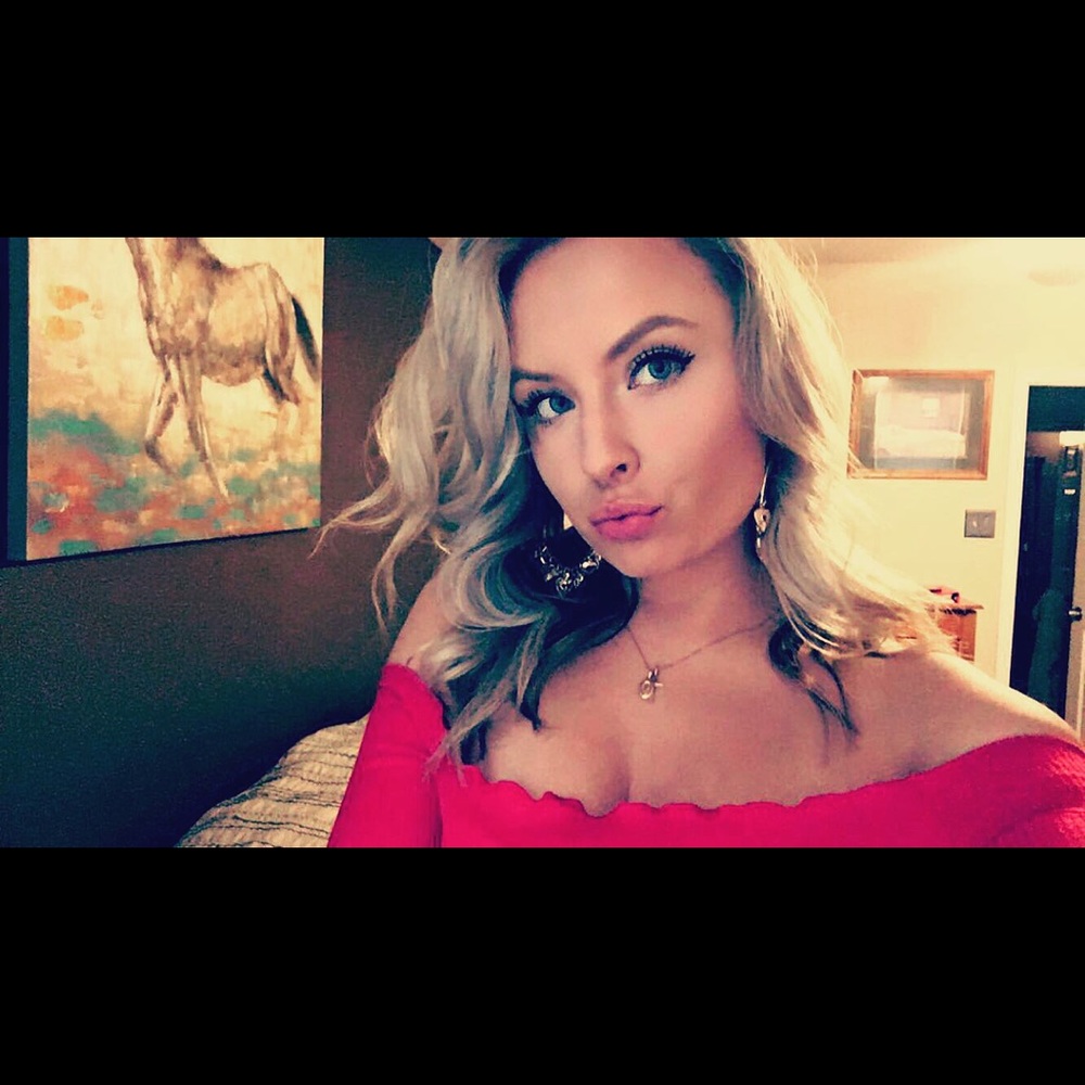 Red Off-the-Shoulder Bodysuit